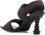 Sunnei 1000 Chiodi 85mm contrasting-trim sandals Brown - Thumbnail 3