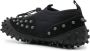 Sunnei 1000Chiodi stud-embellished leather sneakers Black - Thumbnail 3