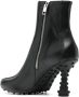 Sunnei Chiodi 100mm leather ankle boots Black - Thumbnail 3