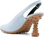 Sunnei Chiodi Passo 90mm leather pumps Blue - Thumbnail 3