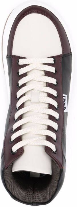Sunnei chunky-sole high top sneakers Black