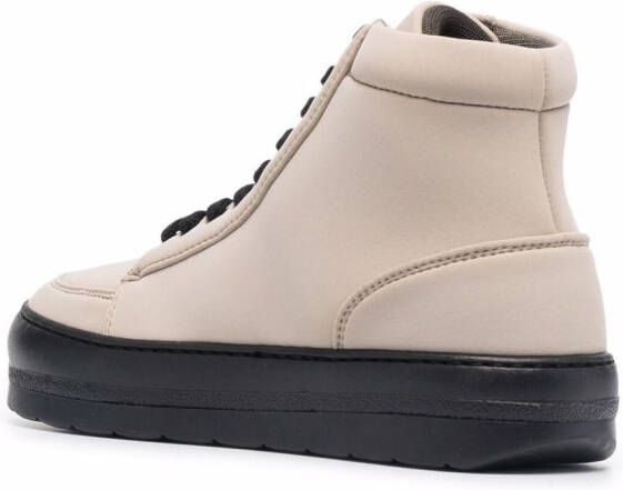 Sunnei chunky-sole high top sneakers Neutrals