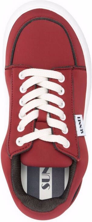 Sunnei Dreamy lace-up sneakers Red