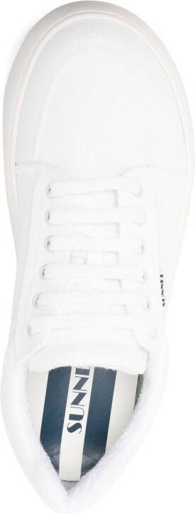 Sunnei leather low-top sneakers White
