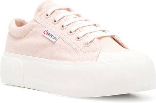 Superga flatform low-top sneakers Pink