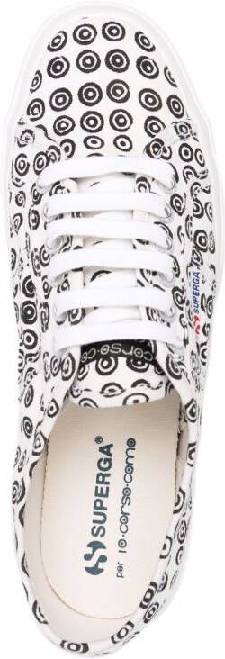 Superga graphic-print low-top sneakers White