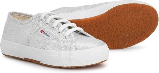 Superga Kids lace-up sneakers Silver