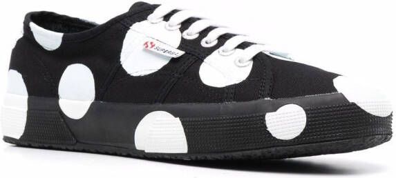 Superga spot-print low-top sneakers White