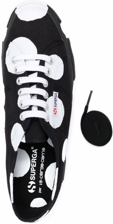 Superga spot-print low-top sneakers White