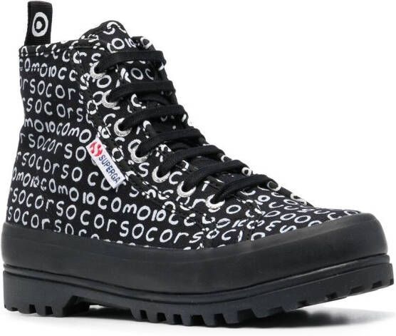 Superga x 10 Corso Como canvas sneakers Black