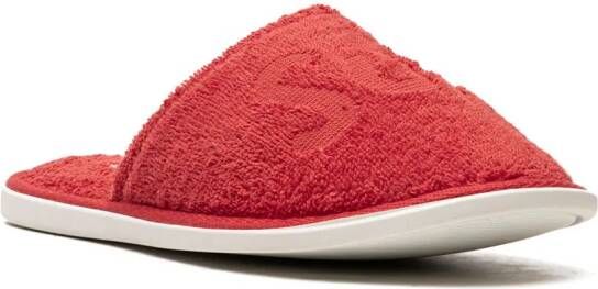 Supreme x Frette terry slippers Red