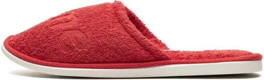 Supreme x Frette terry slippers Red