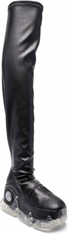SWEAR Air Revive over-the-knee platform boots Black