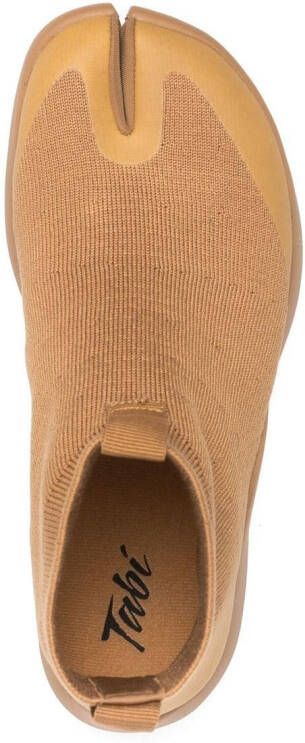 Tabi Footwear high-top knit sneakers Neutrals