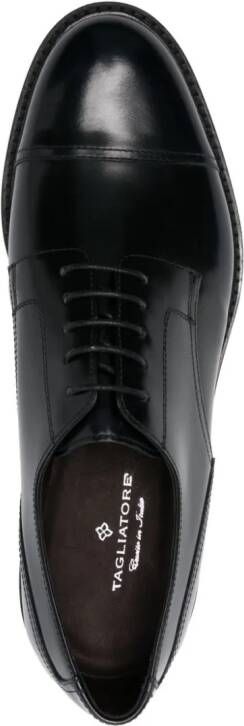 Tagliatore leather derby shoes Blue