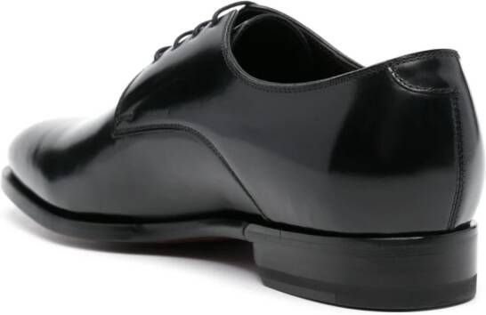 Tagliatore panelled oxford shoes Black