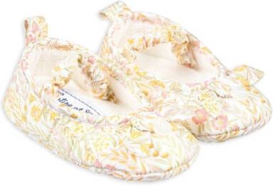 Tartine Et Chocolat floral-print ballerina shoes Neutrals