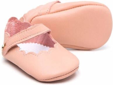 Tartine Et Chocolat touch-strap ballerina shoes Pink