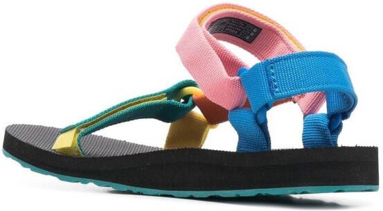 Teva colour-block open-toe sandals Green