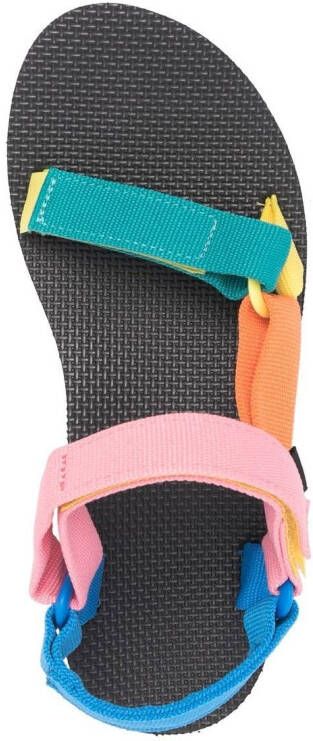 Teva colour-block open-toe sandals Green