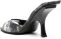 The Attico 100mm bleached-effect pointed-toe mules Grey - Thumbnail 3