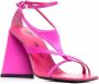 The Attico 100mm strappy sandals Pink - Thumbnail 2