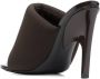 The Attico 110mm open-toe mules Brown - Thumbnail 3