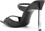 The Attico 110mm patent-leather sandals Black - Thumbnail 3