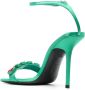 The Attico 115mm crystal-embellished sandals Green - Thumbnail 3