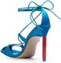 The Attico Adele 105mm lace-up sandals Blue - Thumbnail 3