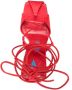 The Attico Adele 105mm lace-up sandals Red - Thumbnail 4