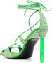 The Attico Adele 105mm rhinestone-embellished sandals Green - Thumbnail 3