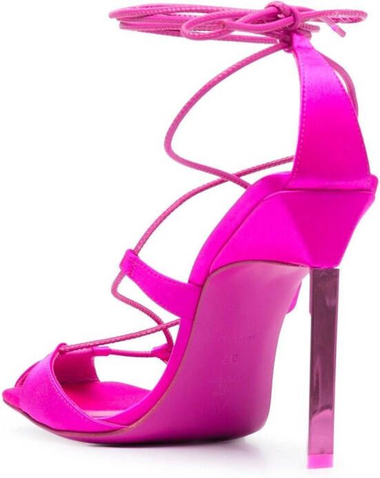 The Attico Adele 105mm sandals Pink