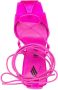The Attico Adele 105mm sandals Pink - Thumbnail 4