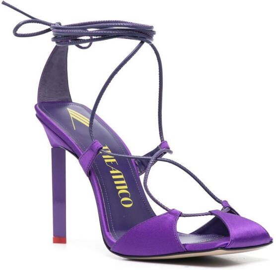 The Attico Adele 105mm sandals Purple