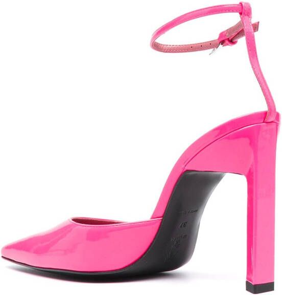 The Attico Amber ankle-strap pumps Pink