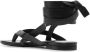 The Attico ankle-strap flat sandals Black - Thumbnail 3