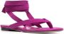 The Attico ankle-strap flat sandals Purple - Thumbnail 2