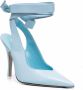 The Attico ankle tie-fastening pumps Blue - Thumbnail 2