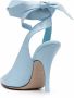 The Attico ankle tie-fastening pumps Blue - Thumbnail 3