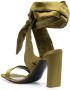 The Attico ankle-tie sandals Green - Thumbnail 3