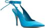 The Attico ankle-tied leather pumps Blue - Thumbnail 2