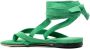 The Attico Beth lace-up sandals Green - Thumbnail 3