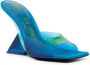 The Attico Cheope 105mm gradient-effect mules Blue - Thumbnail 2