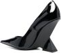 The Attico Cheope 105mm pointed-toe pumps Black - Thumbnail 3