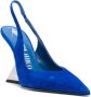 The Attico Cheope 105mm slingback pumps Blue - Thumbnail 2