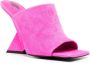 The Attico Cheope 105mm square-toe mules Pink - Thumbnail 2