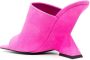 The Attico Cheope 105mm square-toe mules Pink - Thumbnail 3