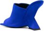 The Attico Cheope 105mm suede mules Blue - Thumbnail 3