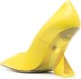 The Attico Cheope 110mm leather pumps Yellow - Thumbnail 3